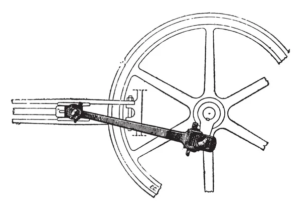 Staaf, vintage gravure. — Stockvector