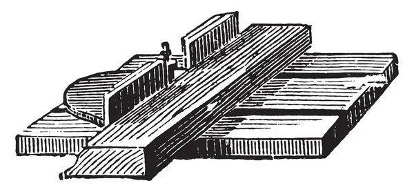 Guia para trabalhar com um roteador, gravura vintage . —  Vetores de Stock