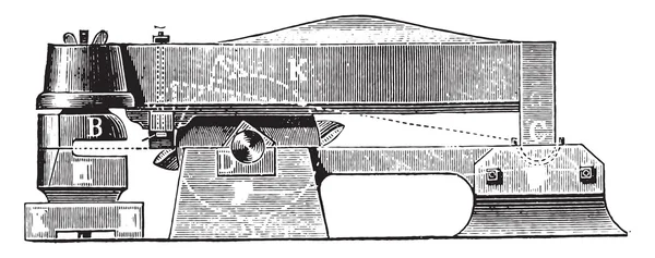 Levantamento de martelo ou alemão, gravura vintage . —  Vetores de Stock