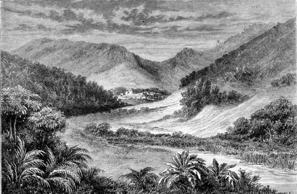 Η κοιλάδα του πόλοτσι, τμήμα της Verapaz, Δημοκρατία της Γουατεμάλας, C — Φωτογραφία Αρχείου