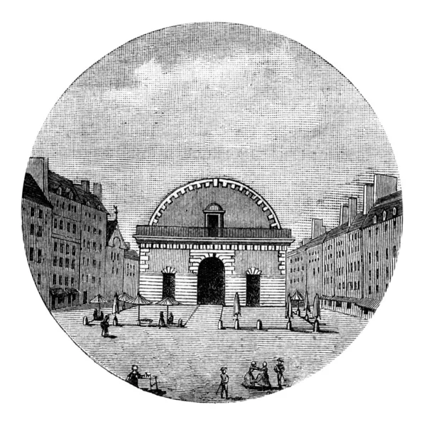Старый Суконный зал в Париже, винтажная феерия . — стоковое фото