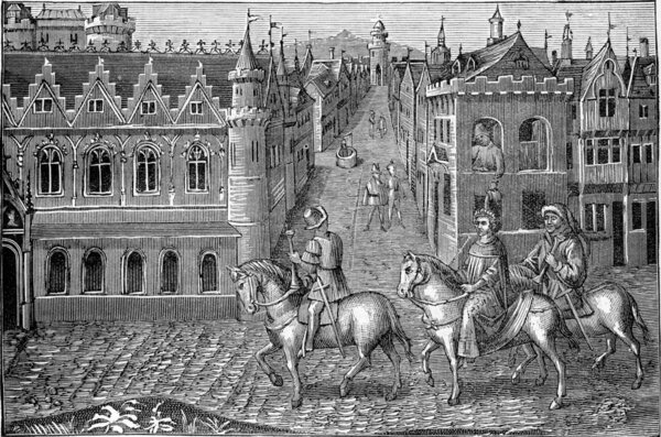 Миниатюра рукописи XV века, принадлежащей
