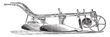 Bisoc basit, Ransome, işçilik, vintage gravür.