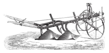 Bisoc Didelot, vintage gravür.
