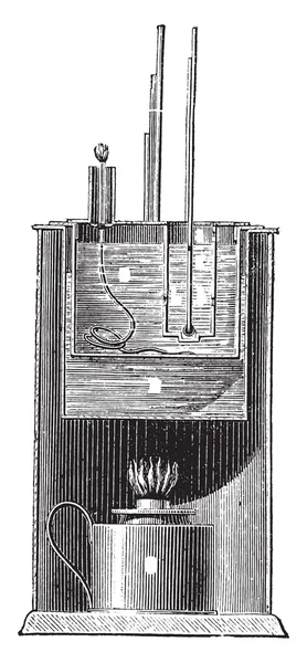Устройство Пэрриш, винтажная гравировка . — стоковый вектор