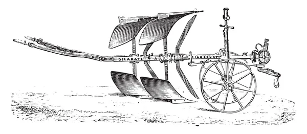 Bisoc kulak Bajac Delahaye, vintage gravür döner.