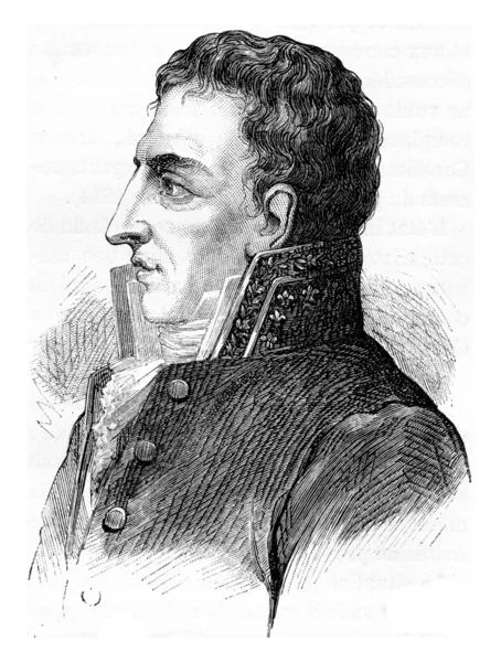 Beugnot, vintage engraving. — Stock Fotó