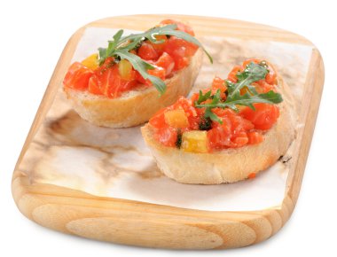 Bruschetta somon ile