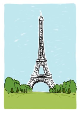 Paris ile kartpostal