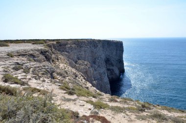 Algarve 'deki ünlü Sagres burcu.