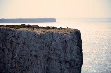 Algarve 'deki Sagres' in burunları
