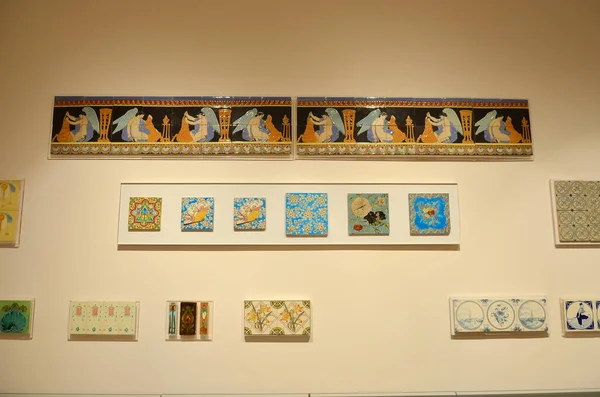 Azulejos Históricos Exposição Museu Estremoz — Fotografia de Stock