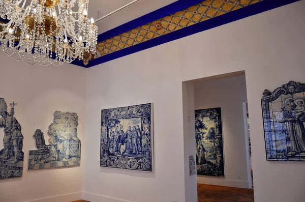 Museu Azulejos Dentro Palácio Histórico Estremoz — Fotografia de Stock