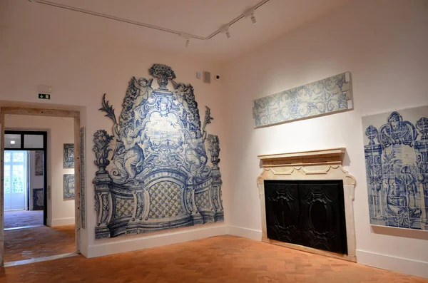 Museu Azulejos Dentro Palácio Histórico Estremoz — Fotografia de Stock