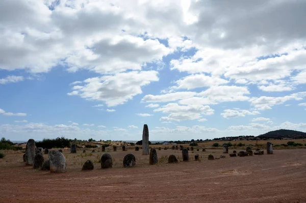 Famoso Cromlech Campo Del Alentejo —  Fotos de Stock