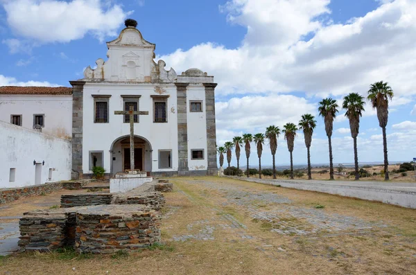 Verlassene Antike Kirche Der Landschaft Des Alentejo — Stockfoto