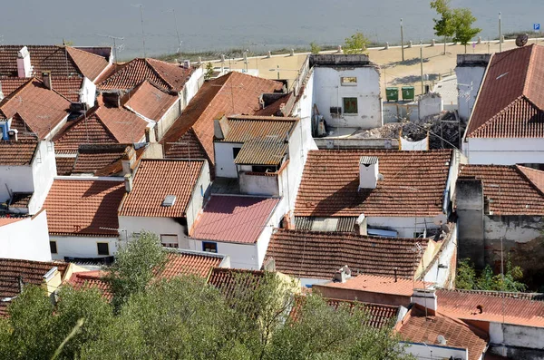 Uitzicht Huizen Alcacer Sal — Stockfoto