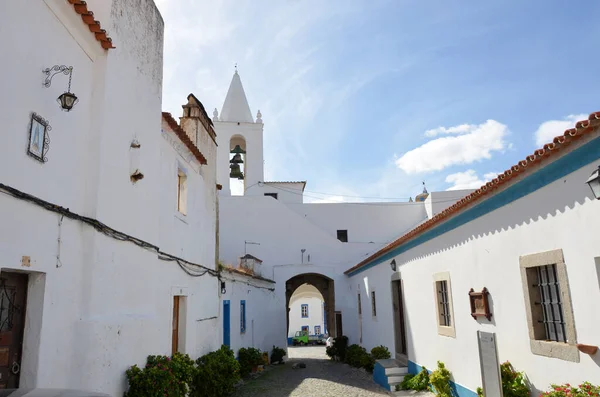 Rua Numa Aldeia Típica Alentejo — Fotografia de Stock