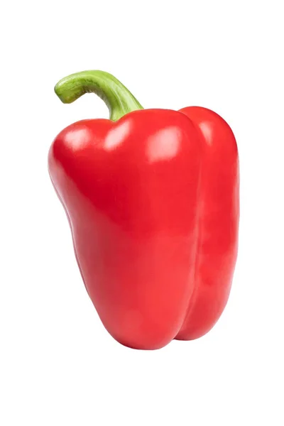 Roter Pfeffer Isoliert Auf Weißem Hintergrund Paprika Isoliert Paprika Süß — Stockfoto