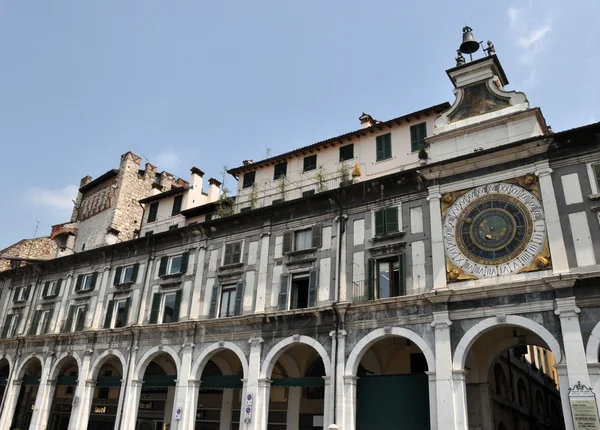 Orologio astronomico a Brescia — Foto Stock