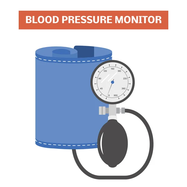 Monitor de pressão arterial — Vetor de Stock