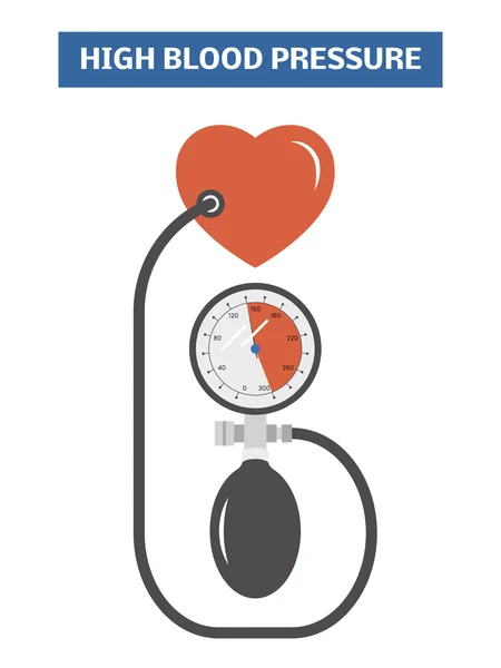 Concepto de presión arterial — Archivo Imágenes Vectoriales