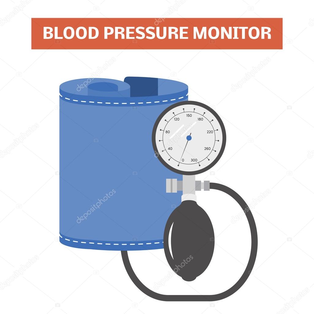 Blood pressure monitor Stock Vector Image by ©marina_ua 112294956