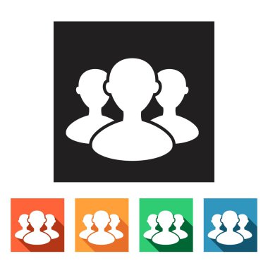 işadamları, işçi simgeler