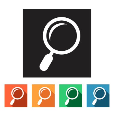 Büyüteç camı, arama simgeler