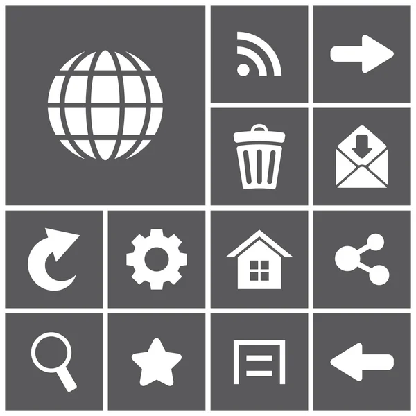 Conjunto de iconos web — Archivo Imágenes Vectoriales