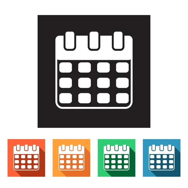 Business, planning, calendar icons — Stock Vector