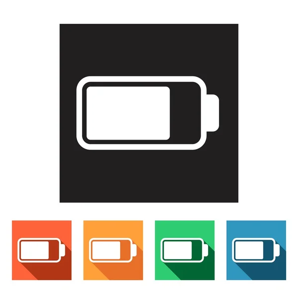 Battery, accumulator icons — Stock Vector