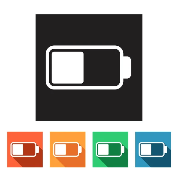 Battery, accumulator icons — Stock Vector