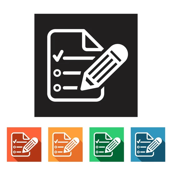 Organisateur, bloc-notes, icônes pour ordinateur portable — Image vectorielle