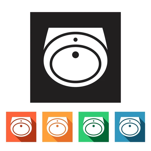 Ikoner for vaskekumme – Stock-vektor