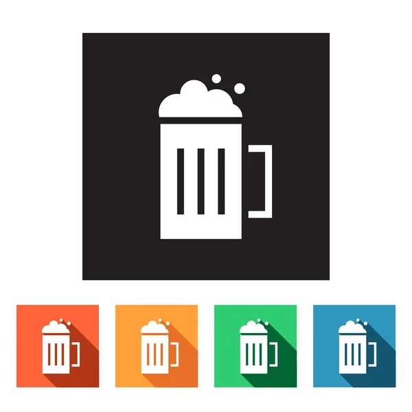Drink, beverage icons — Stock Vector