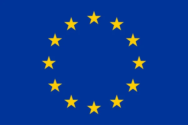 Bandeira da Europa — Vetor de Stock