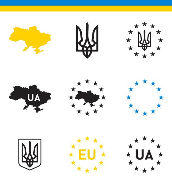 Ukraine, EU icons
