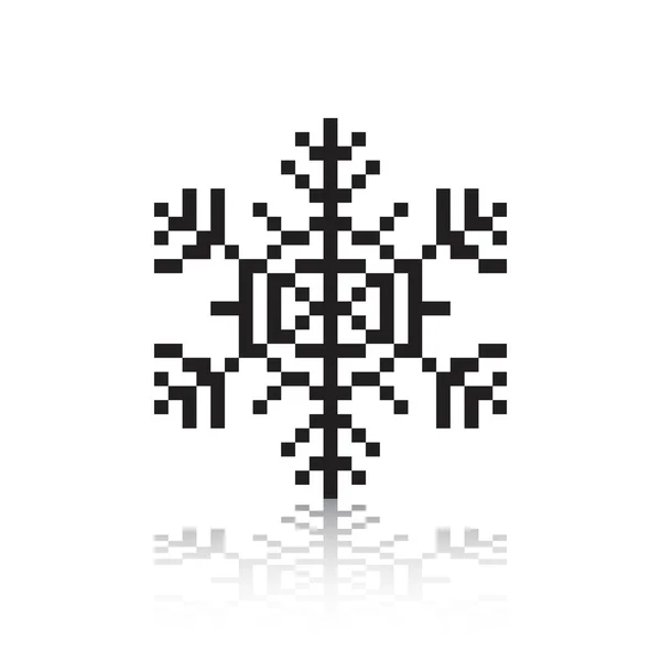 Flocon de neige d'hiver — Image vectorielle