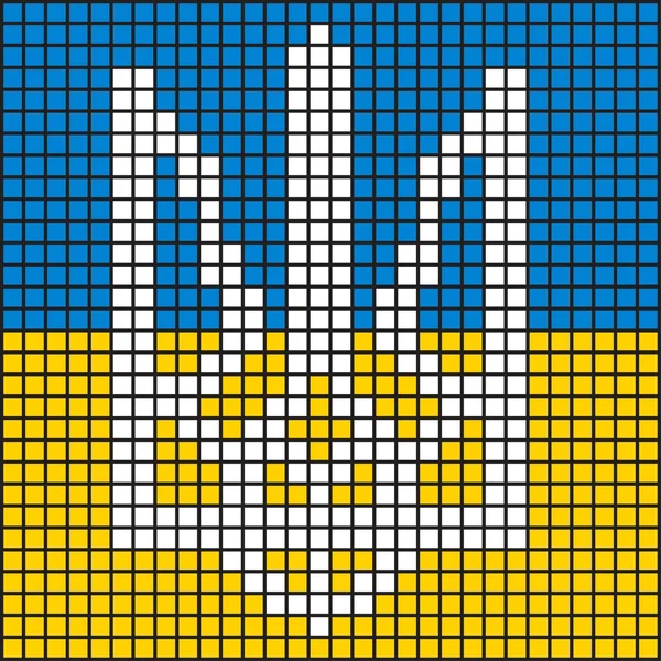 Coat of arms of Ukraine — Stock Vector