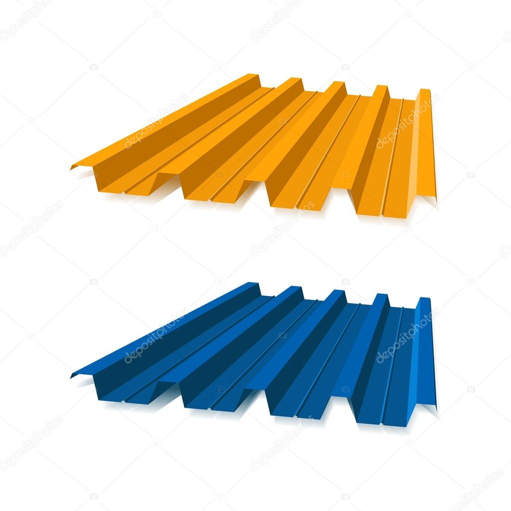 Corrugated metal roof Stock Vector Image by ©marina_ua #56899345