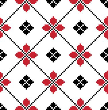 Etnik Ukraynalı sorunsuz süsleme