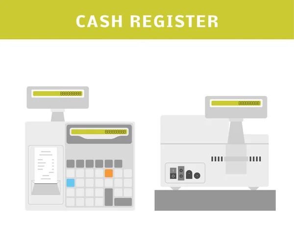 Illustration of  cash register — Stock Vector