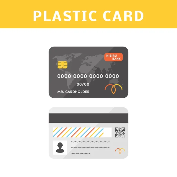 Flat  credit cards Royalty Free Stock Vectors