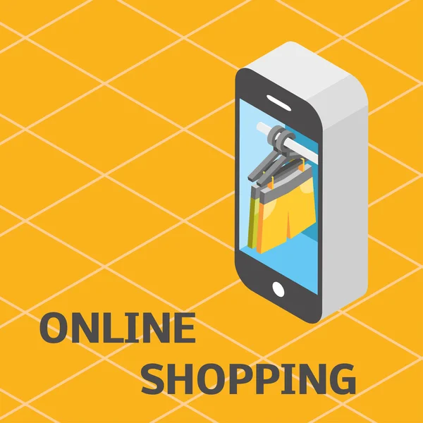Online-Shopping-Konzept lizenzfreie Stockvektoren