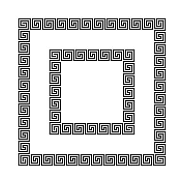 rAncient seamless square frames