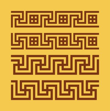 Ancient seamless borders