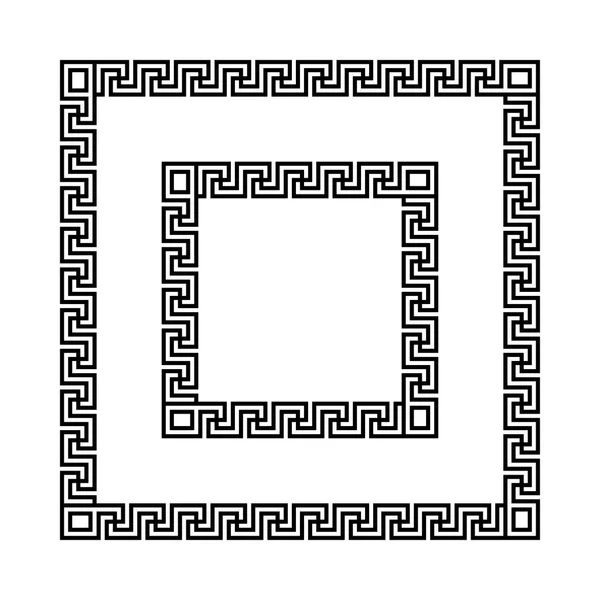 Ancient seamless Greek  frames — 图库矢量图片