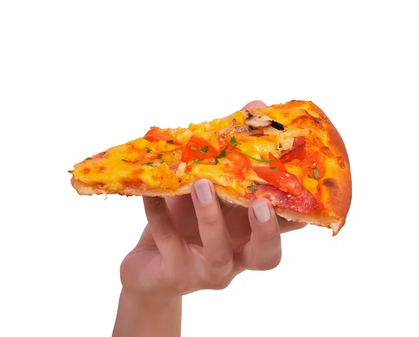 Alimentation pizza main Image En Vente