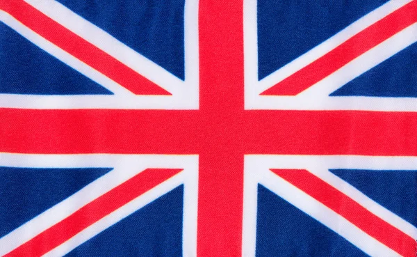 Флаг Великобритании из тканевого материала — стоковое фото